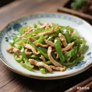 Svinjetina sa zelenom paprikom na trakice | 青椒肉丝